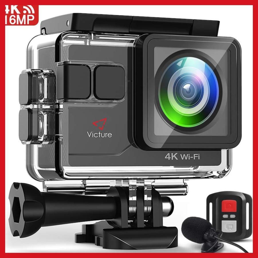 改良版】Victure 4K アクションカメラ WiFi搭載 2000万画素 改良版】Victure 4K アクションカメラ WiFi搭載 2000万画素
