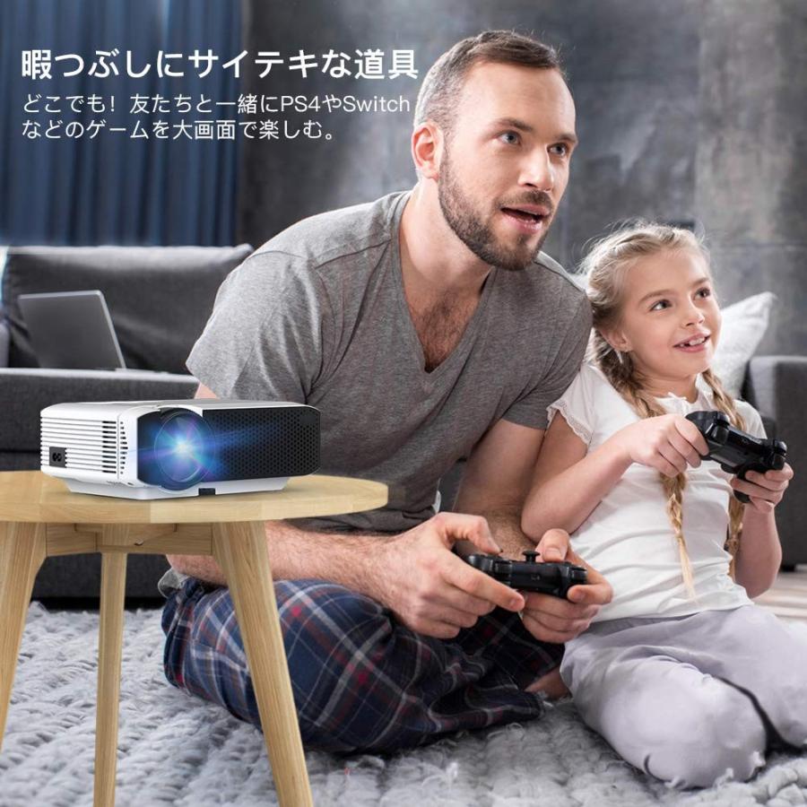 APEMAN 小型 プロジェクター LED 4000lm 1920×1080最大解像度 APEMAN 小型 プロジェクター LED 4000lm 1920×1080最大解像度