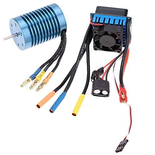 GoolRC 3650 4370KV 4P センサレス ブラシレス モーター 45A ESC（電子
