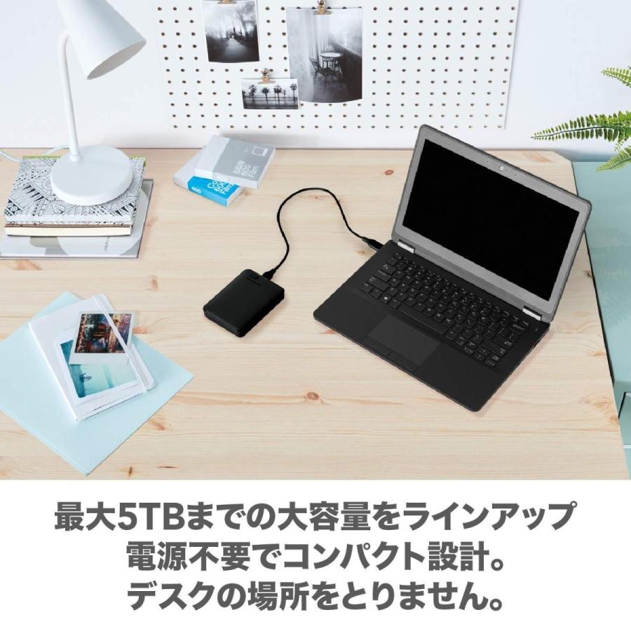 WD HDD ポータブルハードディスク ブラック 2TB WD Elements Portable WDBU6Y0020BBK-WESN USB3.0｜healthysmile｜06