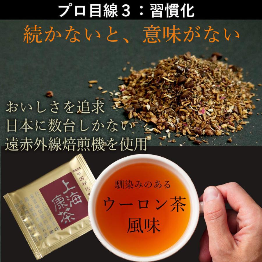 【10%オフ】上海康茶 送料無料 健康茶 ダイエット茶 30包入り 美容 おいしい スッキリ 日本製 ダイエットティー メディカルグリーン｜healthytea-shop｜15