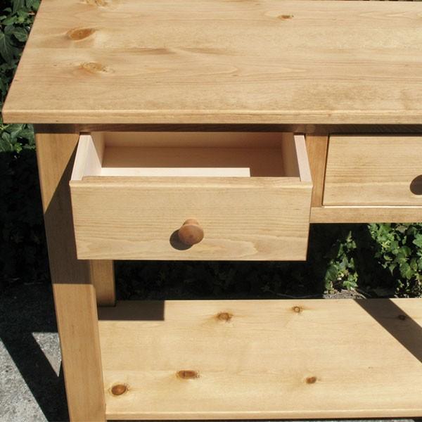 カウンターテーブル 木製 幅100cm パイン材 引き出し 全２色 キッチンカウンター キッチンテーブル 手作り家具 おしゃれ 北欧家具 テーブル キッチン収納 無垢材 Heart Box 通販 Yahoo ショッピング