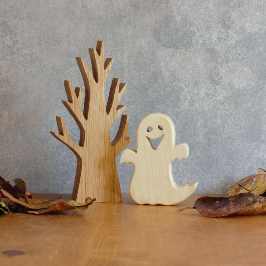 ハロウィン 飾り 木製 おばけ ハロウィンCセット 2025