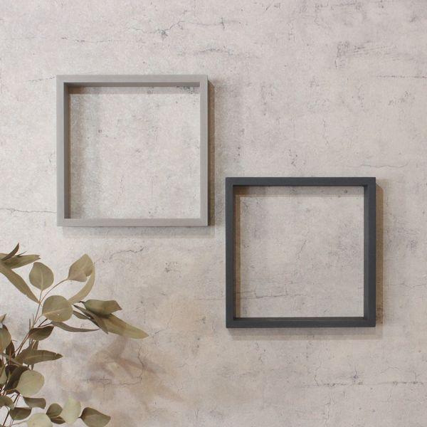 ウォールシェルフ ボックスシェルフ 木製 四角 Aタイプ Sサイズ