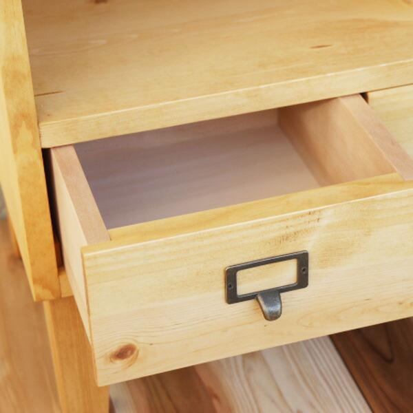 ローキャビネット オープンタイプ｜パイン材 キャビネット 木製 収納