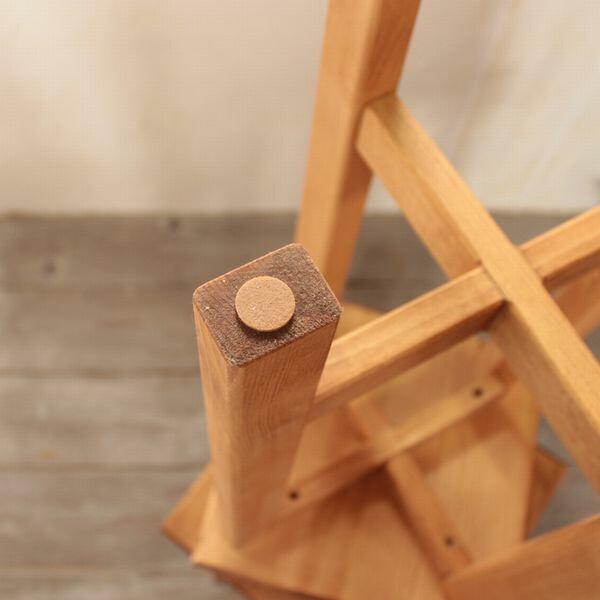 ヴィンテージ調】 スツール｜ブラウン｜四角型｜高さ46cm・幅