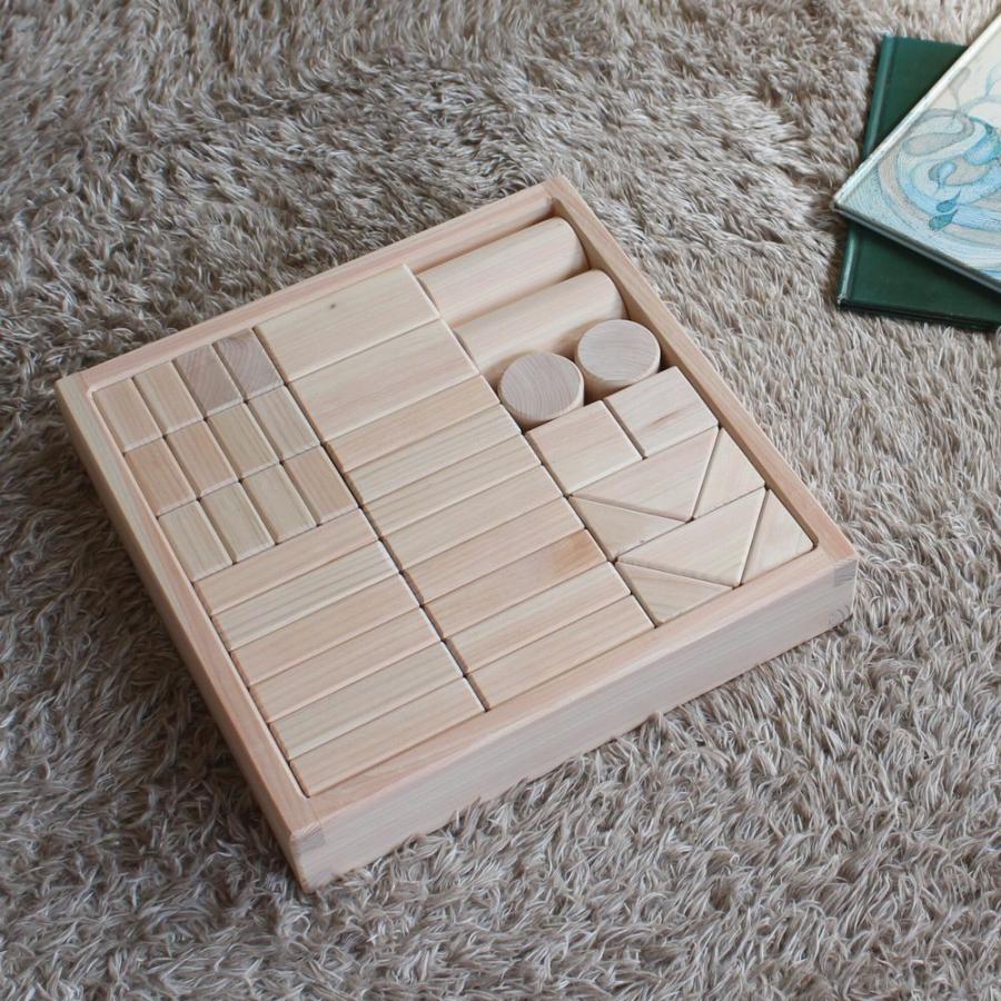 無垢材のつみき ｜全4種類 名入れ可 積み木 木製 無垢 知育玩具 木の