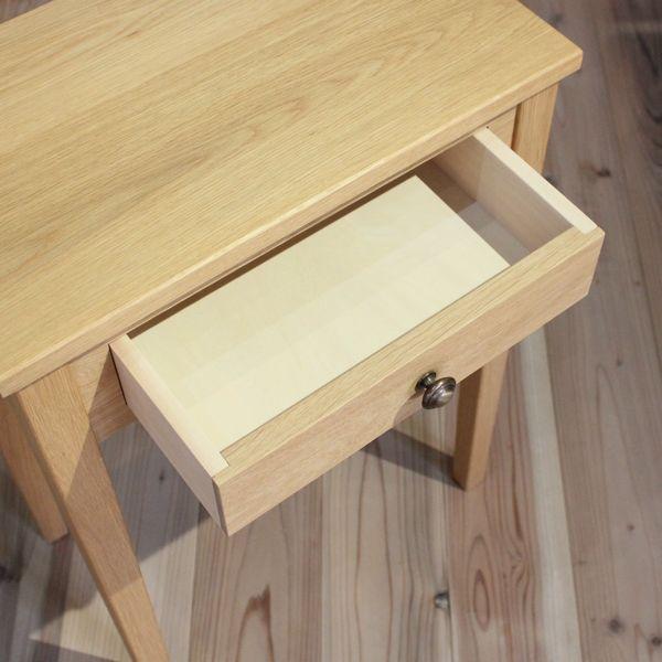 まお　アウロサイドテーブル　オーク材 no.2 サイドテーブル オーク材 幅60cm ワイド 木製 無垢材 ナイト