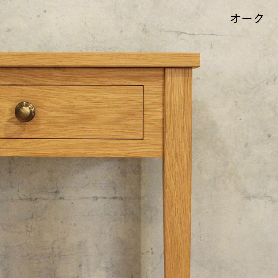 サイドデスク｜樹種が選べる サイドテーブル オーク 幅60cm ソファサイド ベッドサイド ナイトテーブル 無垢 引き出し 収納 家具 シンプル モダン_18