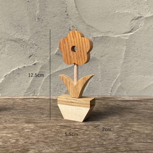 お花のオブジェ｜全9種類 花 置物 木製 飾り 春 北欧 韓国 インテリア