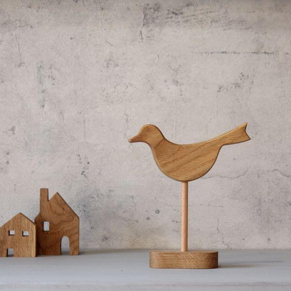 バード オブジェ｜立体 鳥 北欧 インテリア カモメ 水鳥 ナチュラル