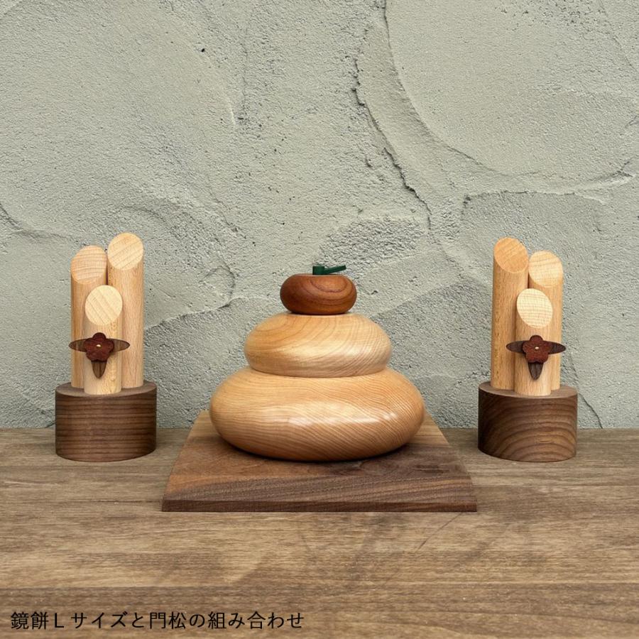 木製 鏡餅【予約販売】｜全8種類 鏡もち おしゃれ 木の鏡餅