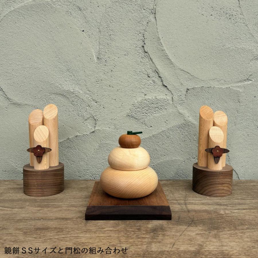 鏡餅 SSサイズ【予約販売】｜全3種類 台が選べる 木製 鏡もち
