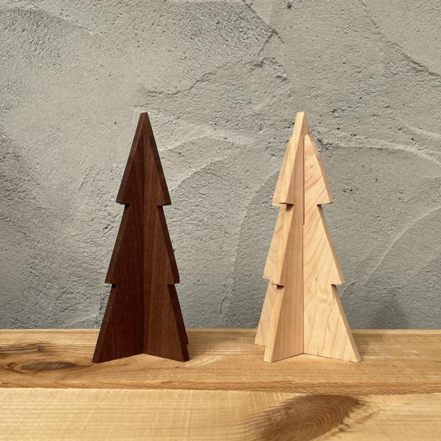 木製 オブジェ もみの木　4点セット 立体 もみの木 オブジェ｜全3タイプ クリスマス ツリー 木製 オブジェ
