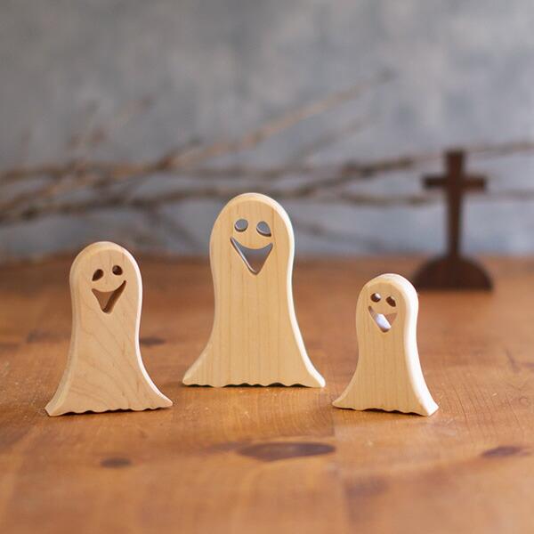 ハロウィン 飾り 木製 おばけ Lサイズ ゴースト お化け ブー