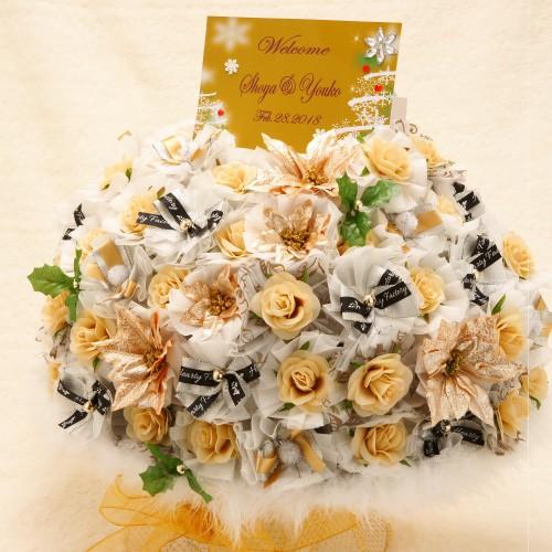 バレンタイン ホワイトデー プチギフト ウェルカムボード 結婚式 完成品 プチギフト お菓子 名入れ シュシュ ドラジェ 50個セット Hf 11 Heart Couture 通販 Yahoo ショッピング