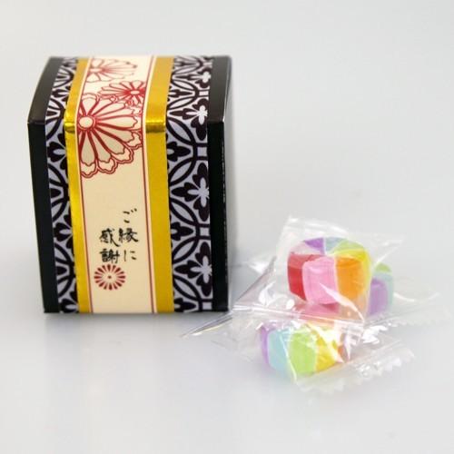 ホワイトデーのお返し 21 プチギフト 退職 おしゃれ 安い お菓子 結婚式 お礼 和風 ご縁に感謝1個 レインボーキャンディ 飴 Hf 1295 1 Heart Couture 通販 Yahoo ショッピング