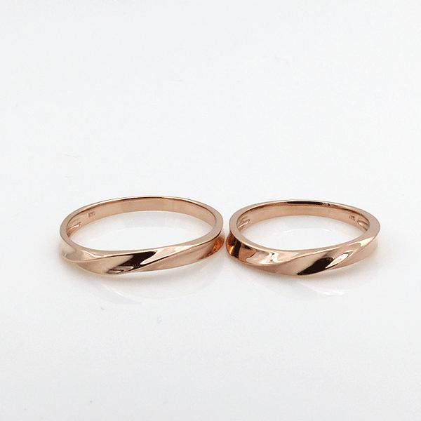 2本セット】ペアリング マリッジリング 結婚指輪 ピンクゴールド 2本セット】ペアリング マリッジリング 結婚指輪 ピンクゴールド