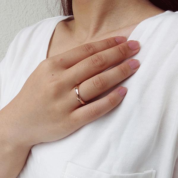 2本セット】ペアリング マリッジリング 結婚指輪 ピンクゴールド 2本セット】ペアリング マリッジリング 結婚指輪 ピンクゴールド