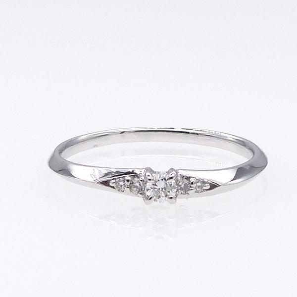 ダイヤモンド リング 指輪 プラチナ 日本製 ファッションリング　0.09ct ha3-2000pt-dasの画像