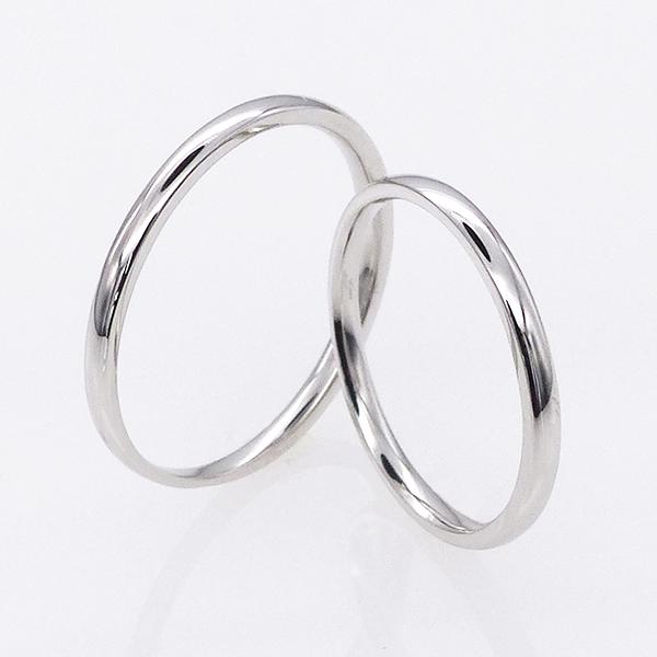 【メンズ/レディース】ペアリング マリッジリング 結婚指輪 ホワイトゴールド K10 日本製 ht1-302k10wg｜heart-of-jewelry｜02