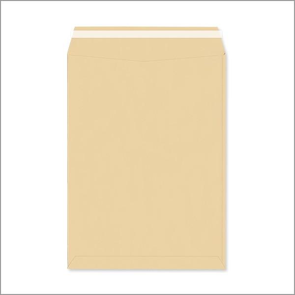 heart 角2封筒 クラフト封筒 85 ヨコ貼 テープ付 500枚 A4 角形2号 茶