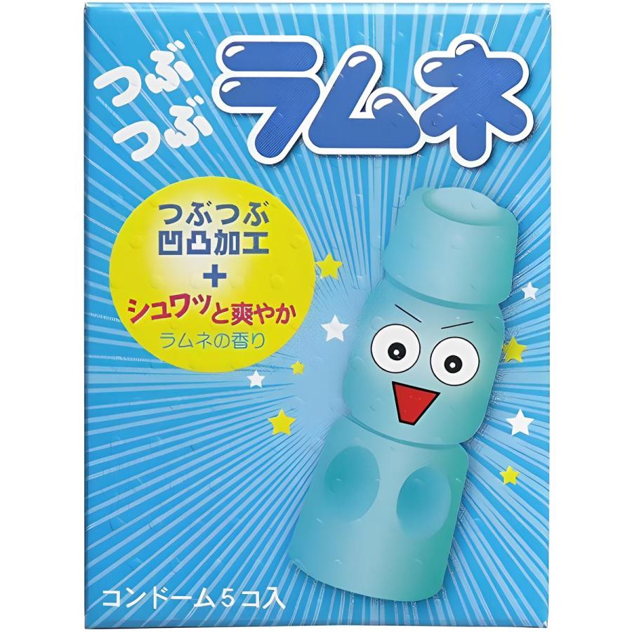 相模ゴム工業 コンドーム サガミ つぶつぶラムネ 5個入 香り付き