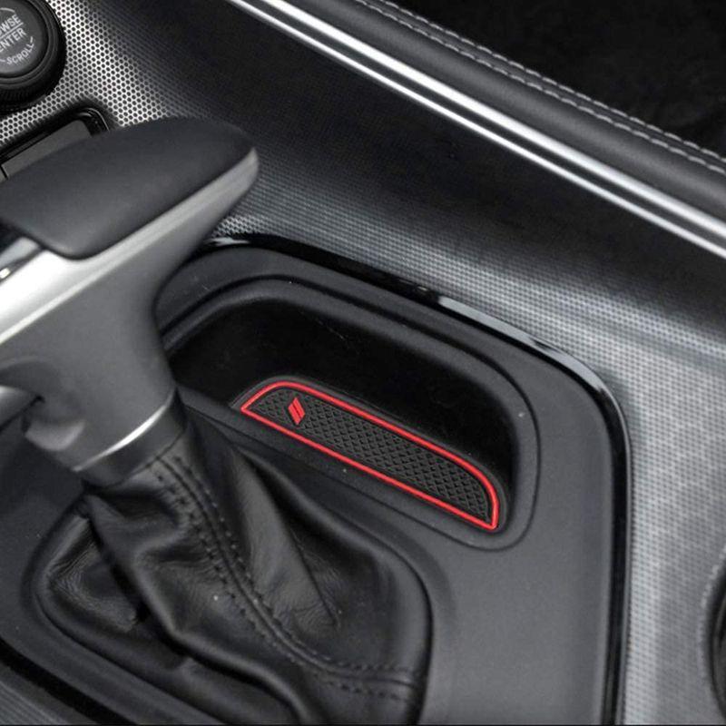 ☆最安値に挑戦YANWEN 防塵トリムマット 2015-2020 カスタムインテリアシフターライナー Challenger用 Dodge カップホルダーイ キッチン収納、ラック YANWEN 防塵トリムマット 2015-2020 Dodge Challenger用 カスタムインテリアシフターライナー カップホルダーイ