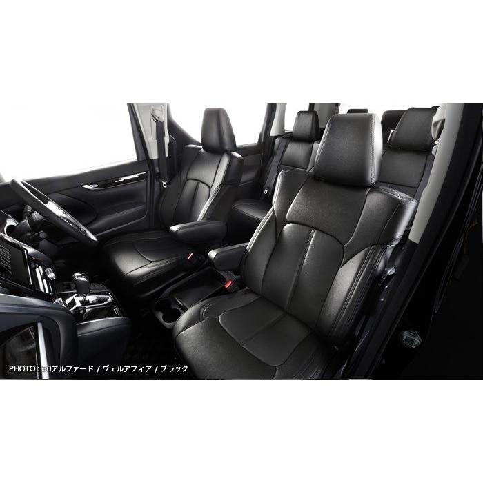 シートカバー アルファード HV(X)/ヴェルファイア HV(X)30系 8人 後期 (アルティナ/スタンダード)ブラック 2045B