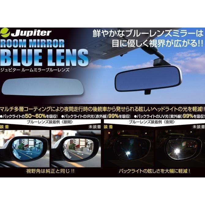 Jupiter ルームミラー(ブルーレンズ)コペン L880K RMB-002 : ハート