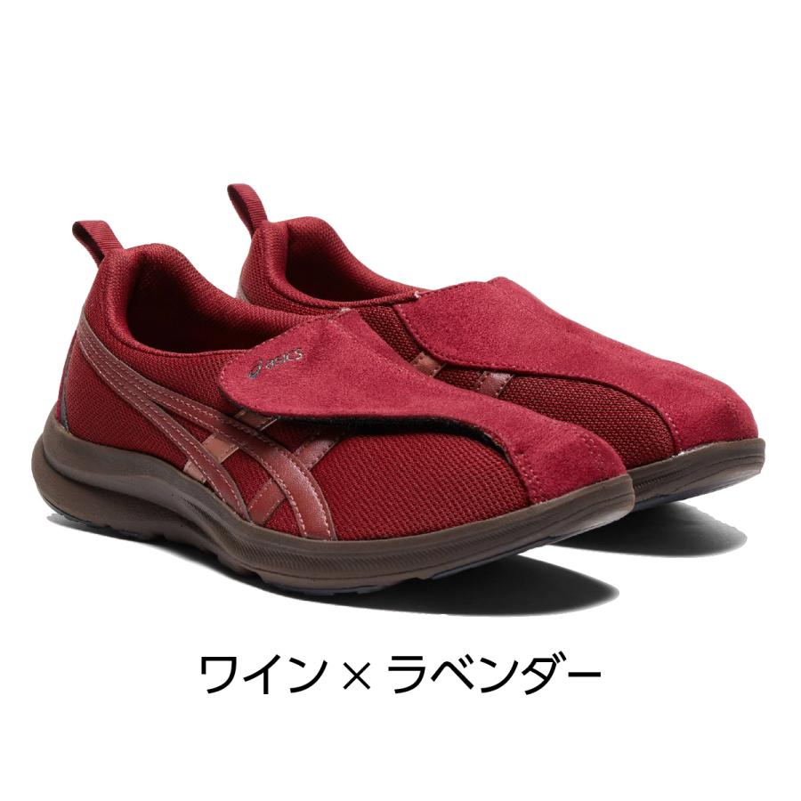 母の日 アシックス ライフウォーカー 1242A018 おしゃれ レディス 女性 婦人 ウォーキング シューズ リハビリ 介護シューズ 靴   252545の画像