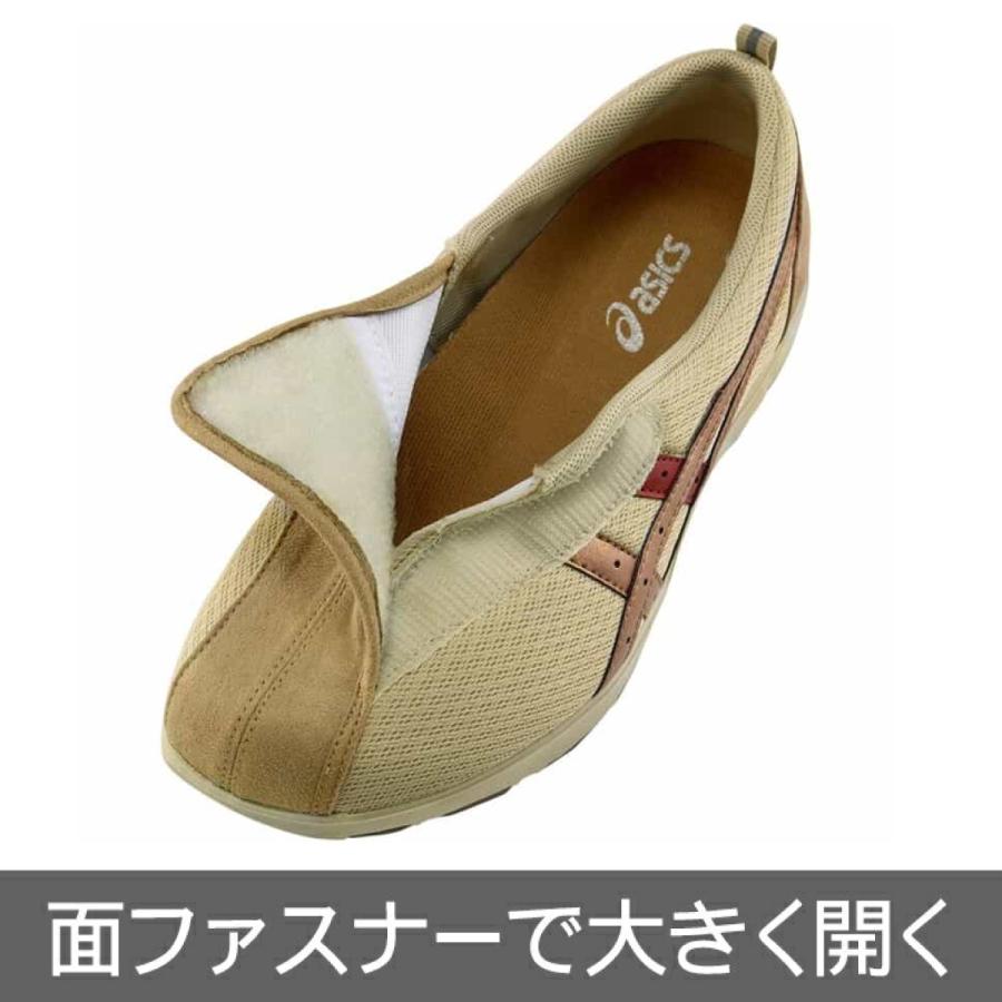母の日 アシックス ライフウォーカー 1242A018 おしゃれ レディス 女性 婦人 ウォーキング シューズ リハビリ 介護シューズ 靴   252545の画像