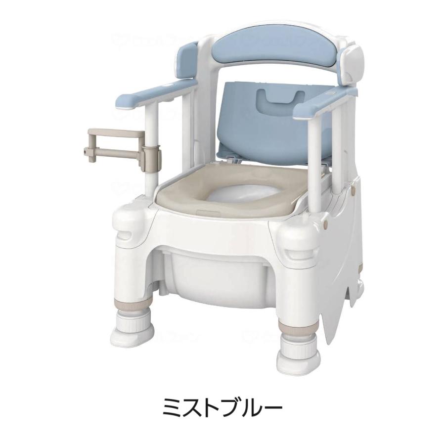 ギフト 敬老の日 ポータブルトイレ ポータブル 樹脂製 排泄 簡易 介護 福祉 アロン化成 安寿 ポータブルトイレFX-30 らくゾウくん 標準・脱臭 / 402922_4
