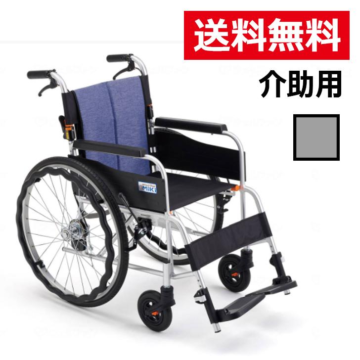 【メーカー直送品】歩行関連 車いす 介助用 ミキ サニタリー車いす スタンダード介助型 JTN-2 座幅40cm [非課税] / 517451 ...