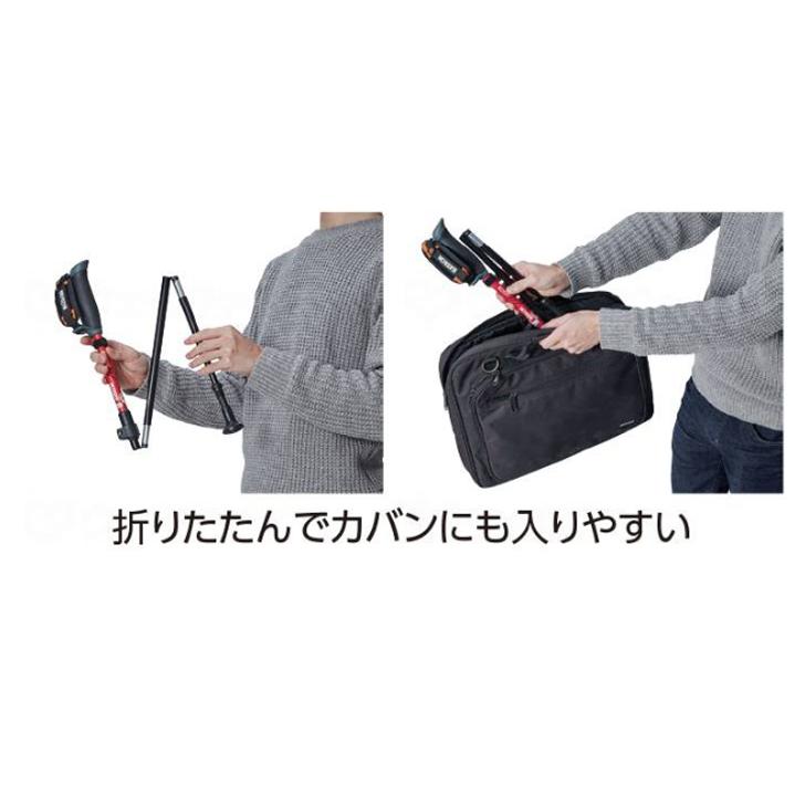 母の日 杖 おしゃれ 歩行 運動 軽量 自立 DFP ポータブルセクター2 2本1組 / W2270【介】_1