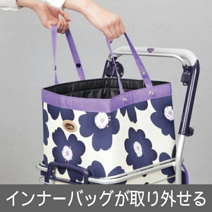 ショッピングカート ワイヤーカート 折りたたみ おしゃれ アルミバッグ
