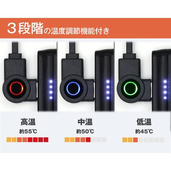 ヒーター内蔵シークレットベスト 電熱ベスト 電熱ウェア 防寒着 冷え対策 保温温熱ベスト 防寒 暖房 ヒーター ベスト ヒーターベスト_6