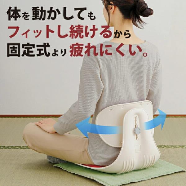 腰にピタッと美姿勢チェア 姿勢矯正 座椅子 デスクワーク 姿勢 腰の