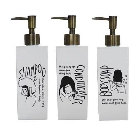 値引 直送品 代引き不可 Doodle ドゥードル ディスペンサー詰め替えボトル3本セット シャンプー コンディショナー ボディソープ 角型 大 500ml ご注文後2 3営 超人気 Nitaisevinimataji Com