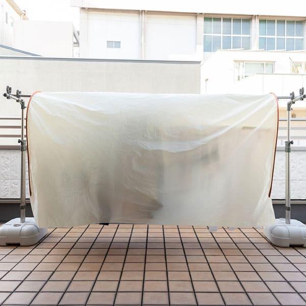 洗濯日和ネクスト 200cm 雨よけカバー 洗濯物カバー ワイドサイズ 雨