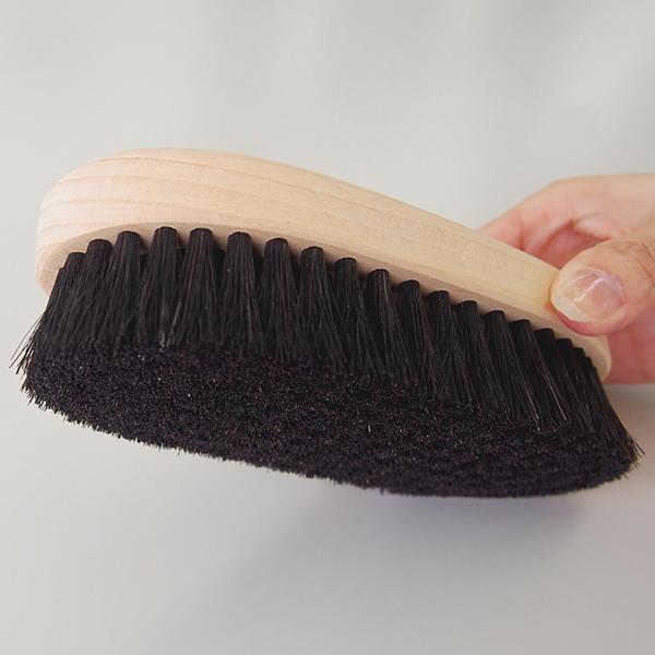 靴のお手入れブラシ 磨き一筋 黒馬毛 靴ブラシ シューケア 靴磨き 馬毛 高級 浅草アートブラシ 靴 ブーツ 贈り物 | 浅草アートブラシ | 01