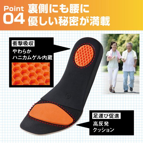 腰らくインソール 中敷き 靴ケア用品 中敷 腰痛対策 姿勢 靴 衝撃吸収 クッション 歩行サポート 敬老の日 |  | 06