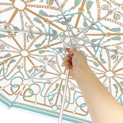 直送品 UVION プレミアムホワイト 50ミニ タッセルベルト 4014 晴雨兼用傘 傘 折りたたみ傘 折り畳み傘 晴雨兼用ミニ傘 日傘 UVカット 遮光 遮熱 晴雨兼用 軽量 日本製 レディース アンブレラ UVION（ユビオン） プレミアムホワイト 50ミニ タッセルベルト 4014