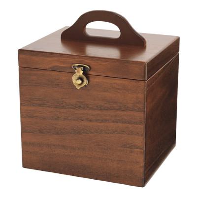 コスメティックボックス Mサイズ メイクボックス メイク道具 天然木 桐