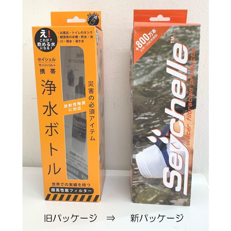【数量限定】セイシェル 交換用フィルター付き セット 携帯 浄水器 浄水ボトル プレミアム会員限定最大33％OFFセール中】セイシェル携帯浄水器
