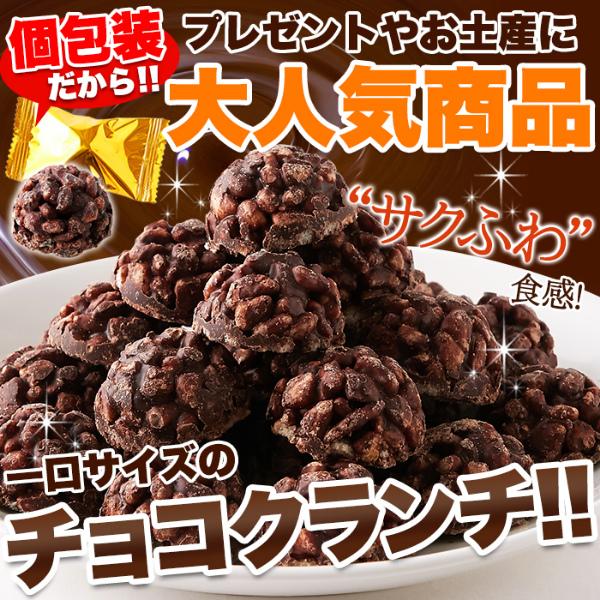 チョコクランチ 50個×5個セット チョコスナック チョコレートスナック チョコレート お菓子 個包装 子供 キッズ おやつ 手土産 イベント_1
