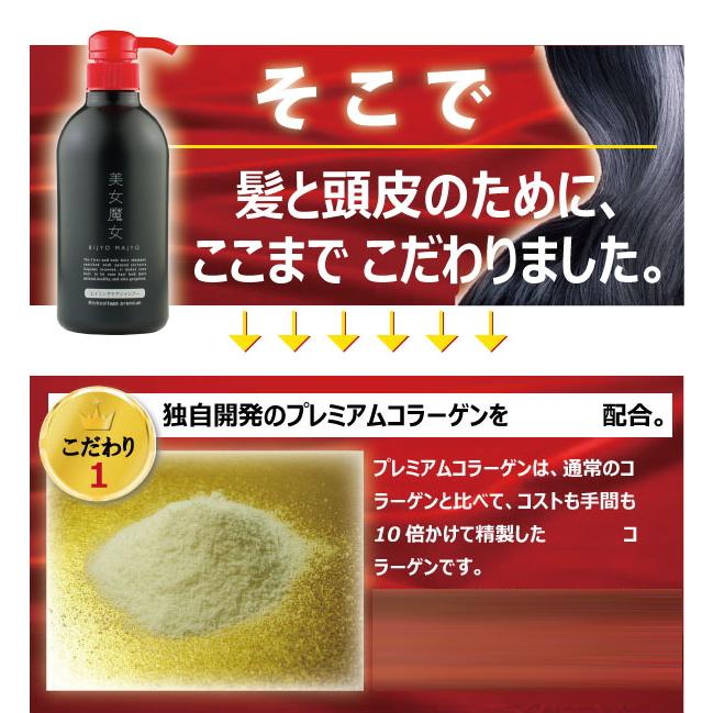 美女魔女シャンプーリッチコラージュプレミアム 480ml×2個セット