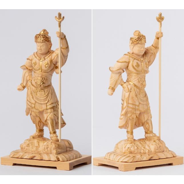 極小仏 泥足毘沙門天 800-123 仏像 MORITA 極小仏像 小さい