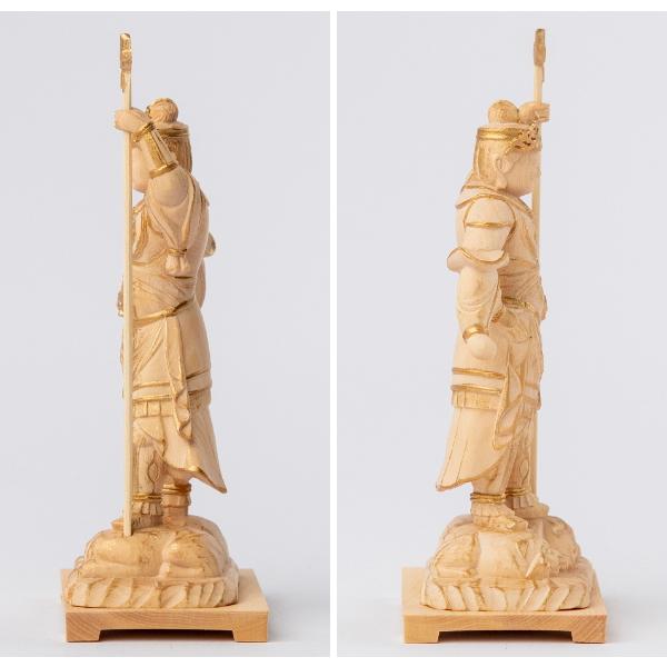 極小仏 泥足毘沙門天 800-123 仏像 MORITA 極小仏像 小さい