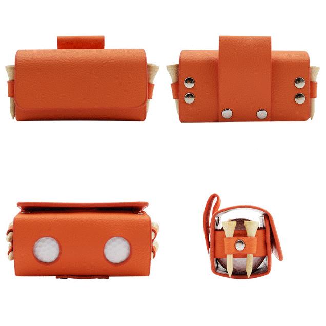 ゴルフボールケース 2個 レザー ホルダー ポーチ ボール入れ ティー入れ おしゃれ |  | 05